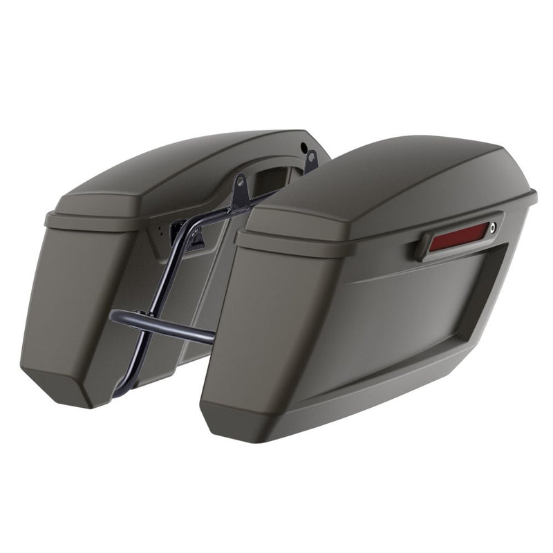 Advanblack Color Matched Holeshot 1.0 Performance Saddlebag Kit For M8 Low Rider S/ ST, Street Bob, Sport Glide,Softail Standard, Heritage Classic