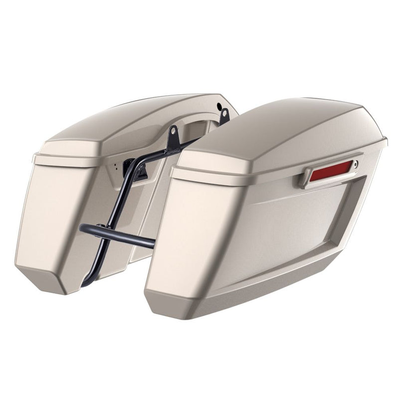 Advanblack Color Matched Holeshot 1.0 Performance Saddlebag Kit For M8 Low Rider S/ ST, Street Bob, Sport Glide,Softail Standard, Heritage Classic