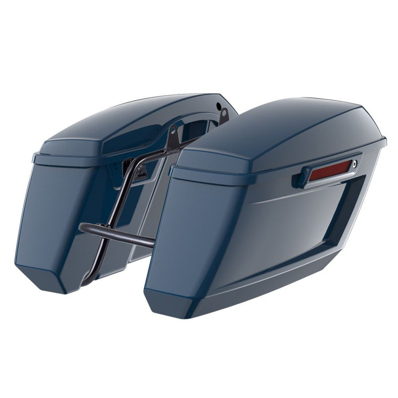 Advanblack Color Matched Holeshot 1.0 Performance Saddlebag Kit For M8 Low Rider S/ ST, Street Bob, Sport Glide,Softail Standard, Heritage Classic