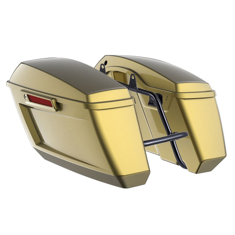 Advanblack Color Matched Holeshot 1.0 Performance Saddlebag Kit For M8 Low Rider S/ ST, Street Bob, Sport Glide,Softail Standard, Heritage Classic