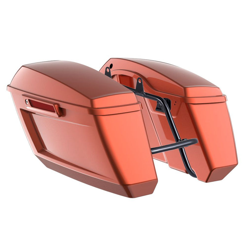 Advanblack Color Matched Holeshot 1.0 Performance Saddlebag Kit For M8 Low Rider S/ ST, Street Bob, Sport Glide,Softail Standard, Heritage Classic