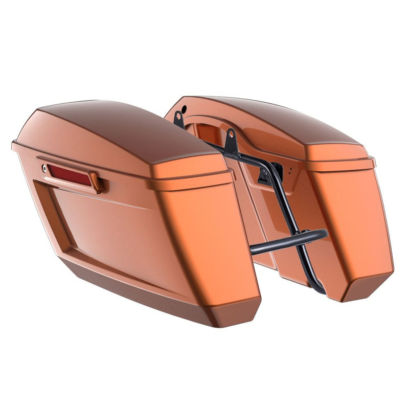 Advanblack Color Matched Holeshot 1.0 Performance Saddlebag Kit For M8 Low Rider S/ ST, Street Bob, Sport Glide,Softail Standard, Heritage Classic