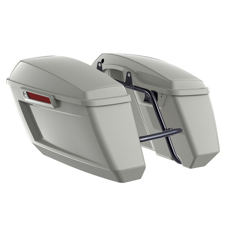 Advanblack Color Matched Holeshot 1.0 Performance Saddlebag Kit For M8 Low Rider S/ ST, Street Bob, Sport Glide,Softail Standard, Heritage Classic
