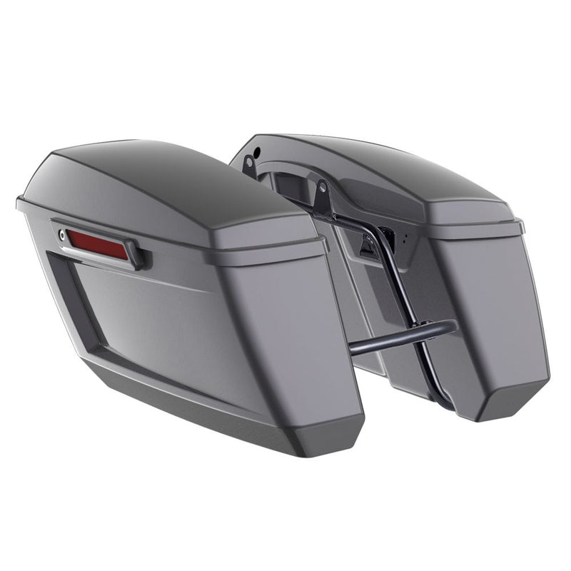 Advanblack Color Matched Holeshot 1.0 Performance Saddlebag Kit For M8 Low Rider S/ ST, Street Bob, Sport Glide,Softail Standard, Heritage Classic