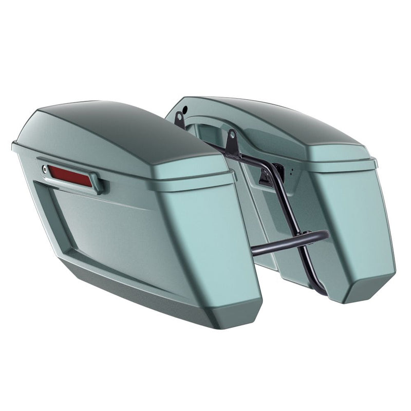 Advanblack Color Matched Holeshot 1.0 Performance Saddlebag Kit For M8 Low Rider S/ ST, Street Bob, Sport Glide,Softail Standard, Heritage Classic