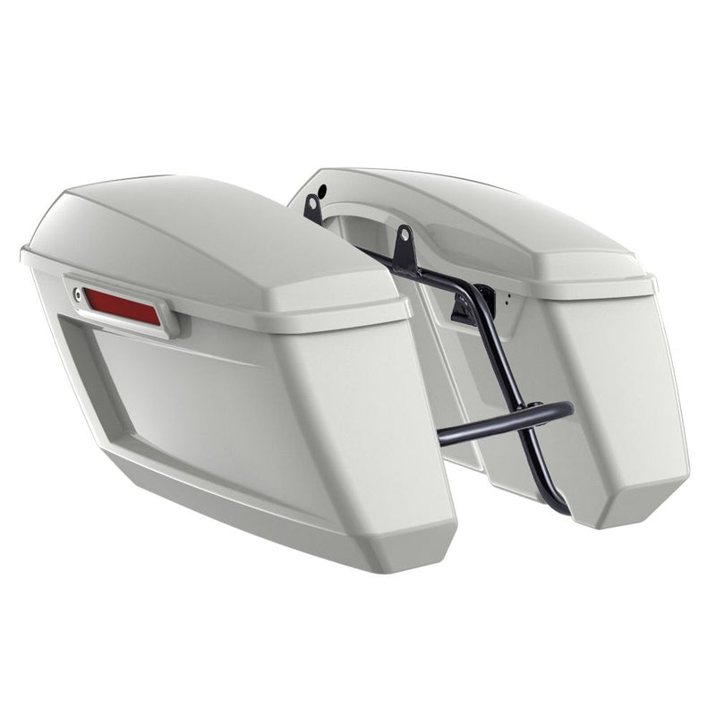 Advanblack Color Matched Holeshot 1.0 Performance Saddlebag Kit For M8 Low Rider S/ ST, Street Bob, Sport Glide,Softail Standard, Heritage Classic