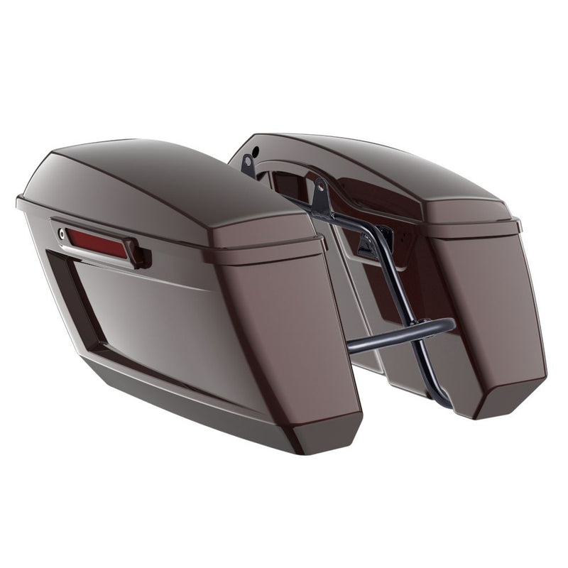 Advanblack Color Matched Holeshot 1.0 Performance Saddlebag Kit For M8 Low Rider S/ ST, Street Bob, Sport Glide,Softail Standard, Heritage Classic
