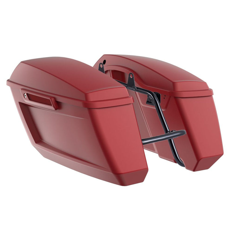 Advanblack Color Matched Holeshot 1.0 Performance Saddlebag Kit For M8 Low Rider S/ ST, Street Bob, Sport Glide,Softail Standard, Heritage Classic