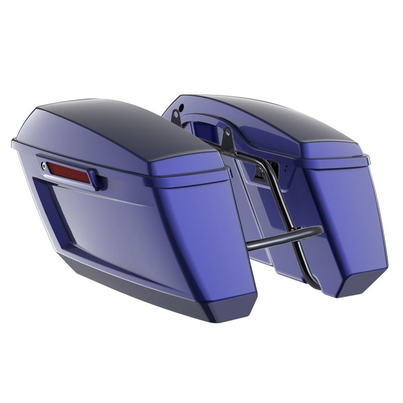 Advanblack Color Matched Holeshot 1.0 Performance Saddlebag Kit For M8 Low Rider S/ ST, Street Bob, Sport Glide,Softail Standard, Heritage Classic