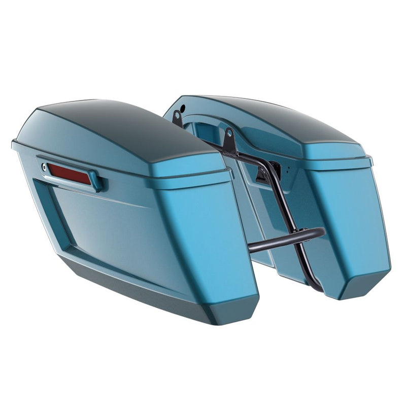 Advanblack Color Matched Holeshot 1.0 Performance Saddlebag Kit For M8 Low Rider S/ ST, Street Bob, Sport Glide,Softail Standard, Heritage Classic