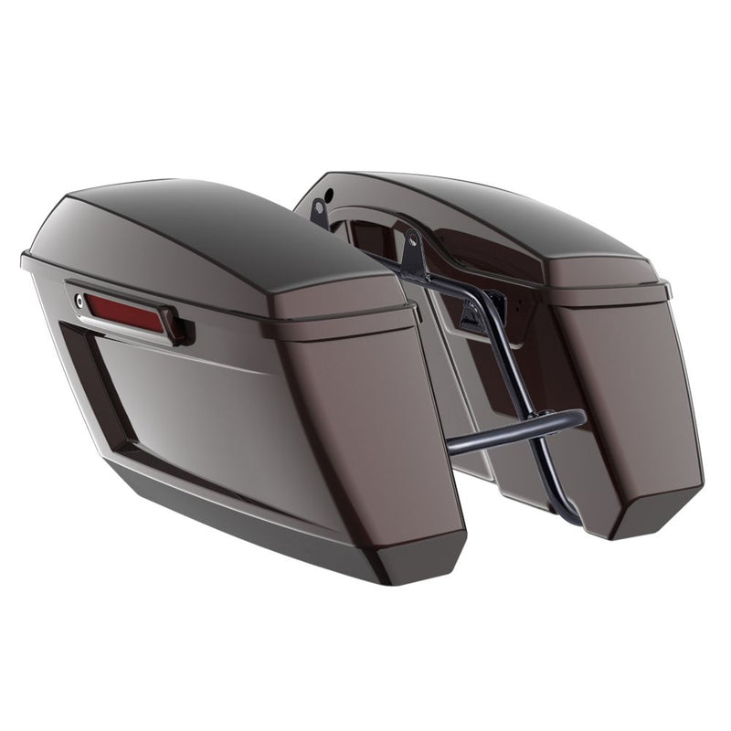 Advanblack Color Matched Holeshot 1.0 Performance Saddlebag Kit For M8 Low Rider S/ ST, Street Bob, Sport Glide,Softail Standard, Heritage Classic
