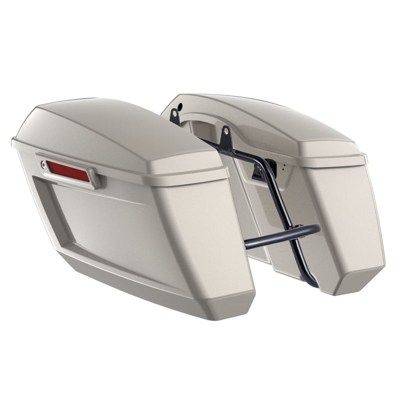 Advanblack Color Matched Holeshot 1.0 Performance Saddlebag Kit For M8 Low Rider S/ ST, Street Bob, Sport Glide,Softail Standard, Heritage Classic