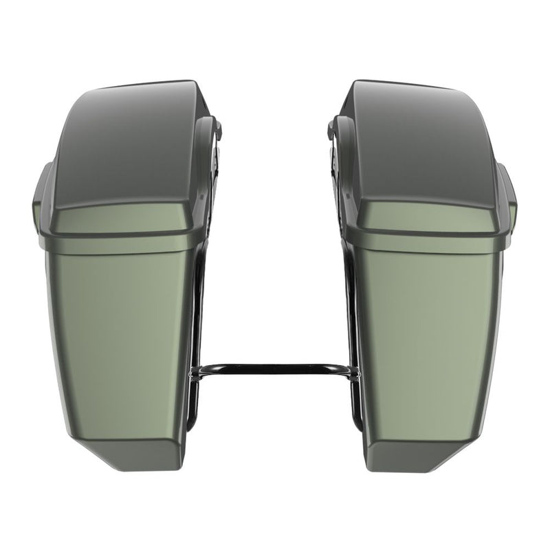 Advanblack Color Matched Holeshot 1.0 Performance Saddlebag Kit For M8 Low Rider S/ ST, Street Bob, Sport Glide,Softail Standard, Heritage Classic