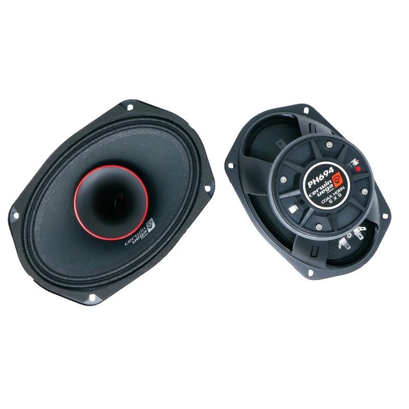 CERWIN VEGA - PRO Series 6"x9" 2-Way Full-Range Coax Horn Speakers - PH694