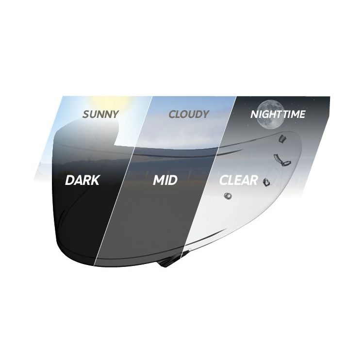 Shoei CWR-1 Photochromic Pinlock-Ready Face Shield
