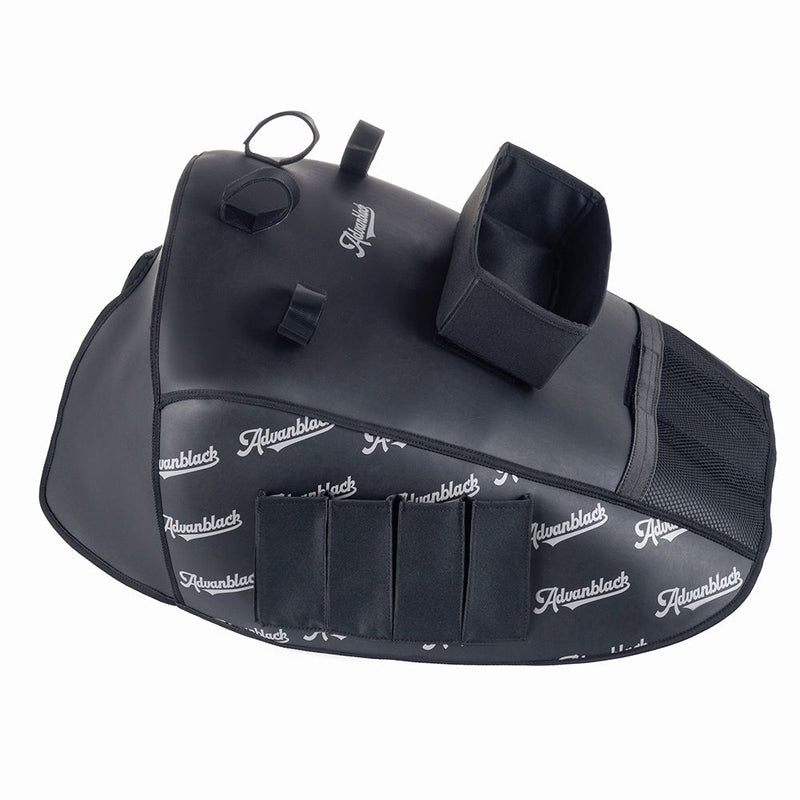 Advanblack ProGuard Tank Service Cover for Harley Touring Gas Tank – Fits 2009-Up Models | Tool Pockets & Straps