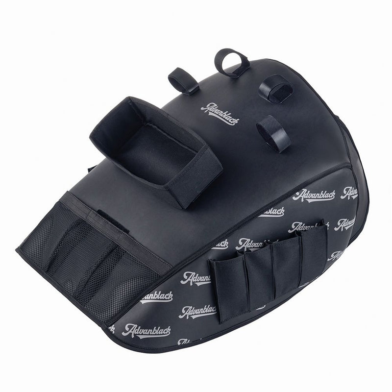 Advanblack ProGuard Tank Service Cover for Harley Touring Gas Tank – Fits 2009-Up Models | Tool Pockets & Straps