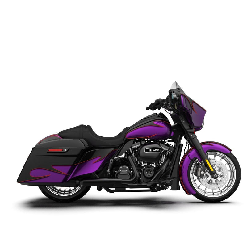 Advanblack Firestorm FULL BODY COLOR SWAP BUNDLE FOR HARLEY '14-'23 Harley Street Glide & Road Glide