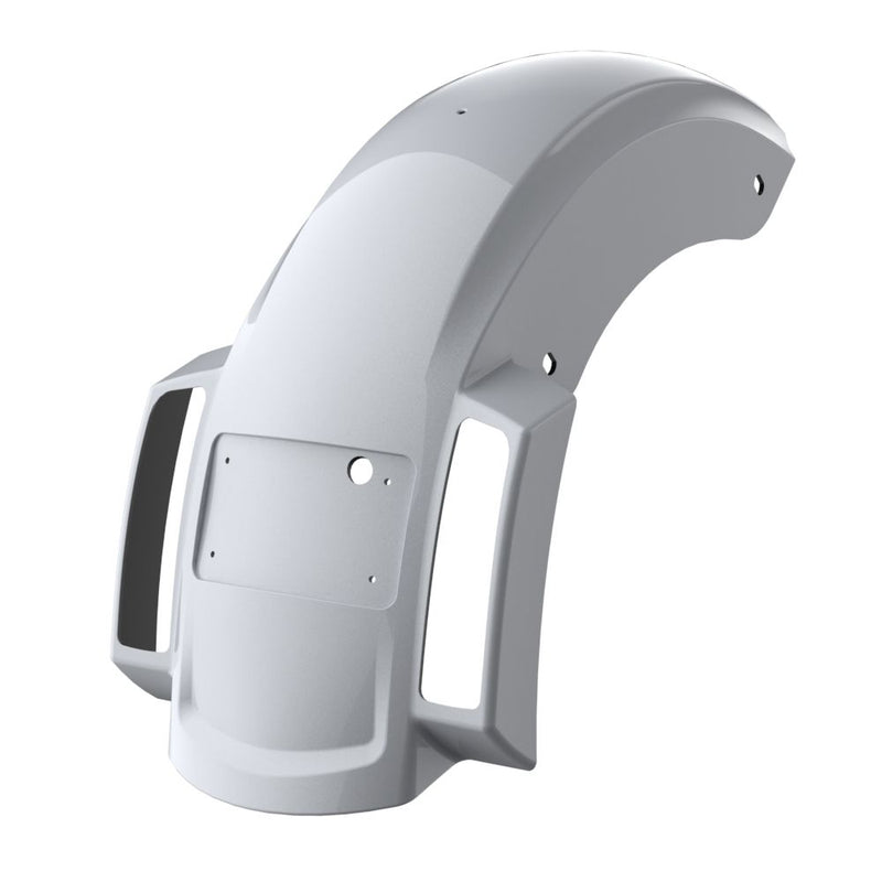 Advanblack Color Matched Holeshot 2.0 Chopped Rear Fender with Curved LED License Plate Bracket for '23.5-Up Harley Touring