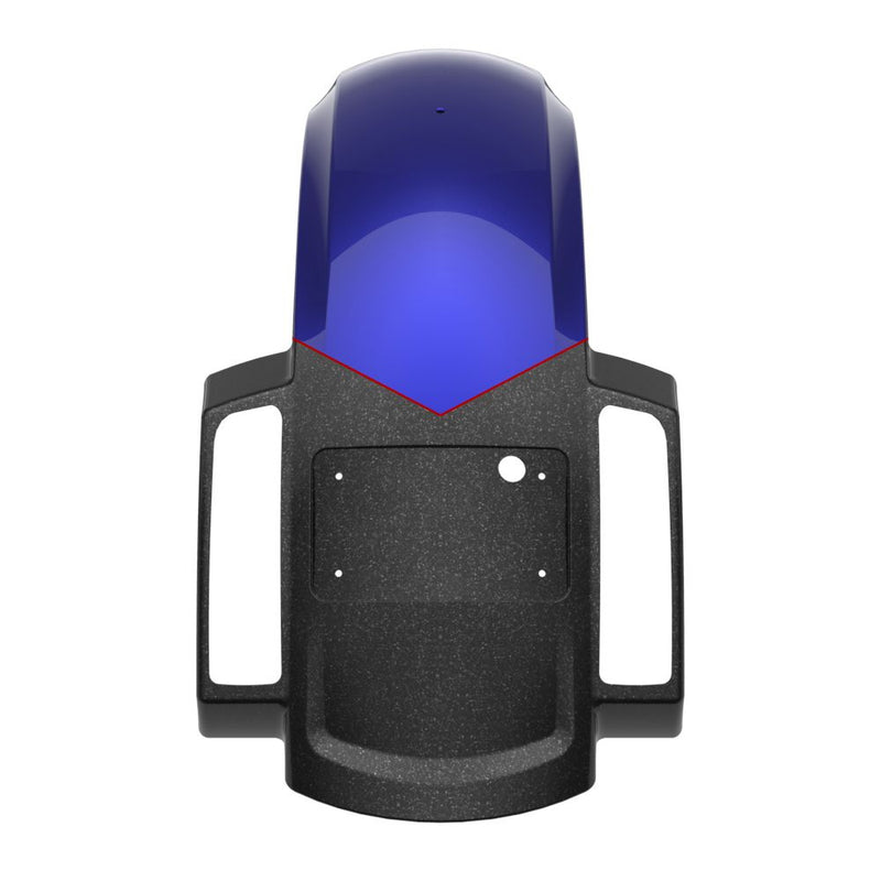 Advanblack Color Matched Holeshot 2.0 Chopped Rear Fender with Curved LED License Plate Bracket for '23.5-Up Harley Touring