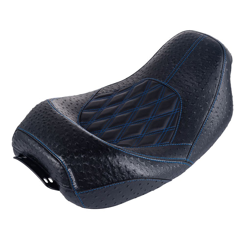 Advanblack  Quest Low Profile Custom Stitiching Rider Seat for 2009-2023 Harley Touring
