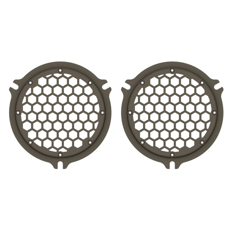 Advanblack HEX Speaker Grills Color Matched For 2014+ Electric Glide / Street Glide Inner Fairing