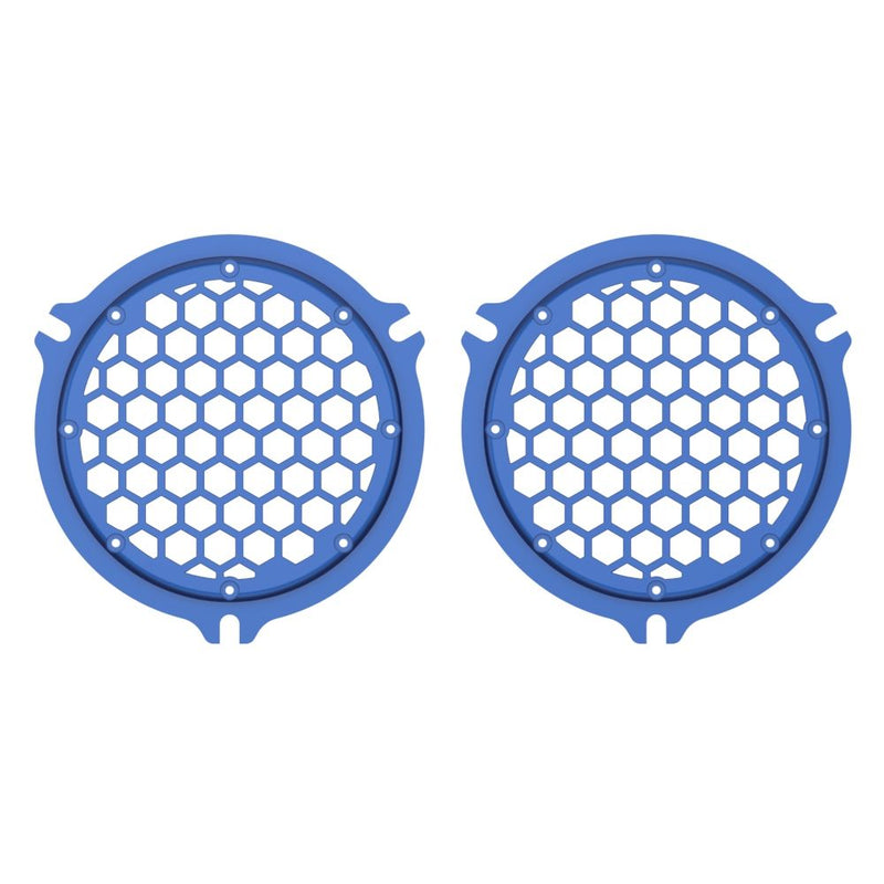 Advanblack HEX Speaker Grills Color Matched For 2014+ Electric Glide / Street Glide Inner Fairing