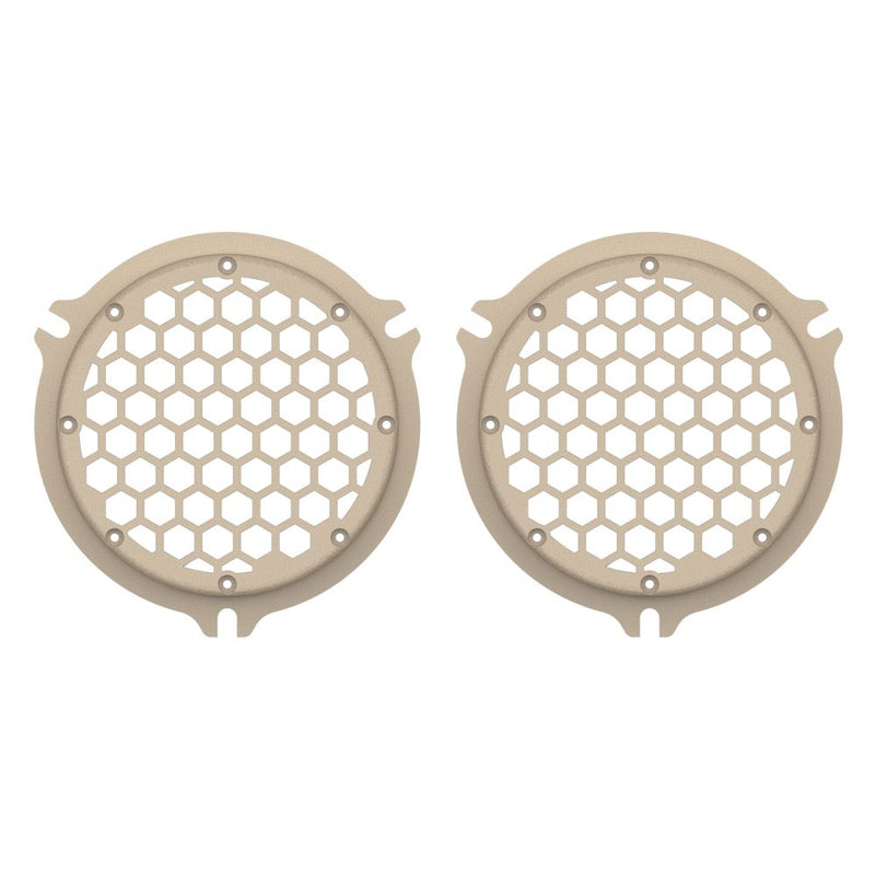 Advanblack HEX Speaker Grills Color Matched For 2014+ Electric Glide / Street Glide Inner Fairing