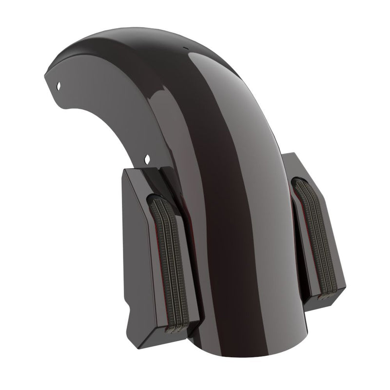 Advanblack Color Matched Holeshot 1.0 Chopped Rear Fender  for '09-'23 Harley Touring