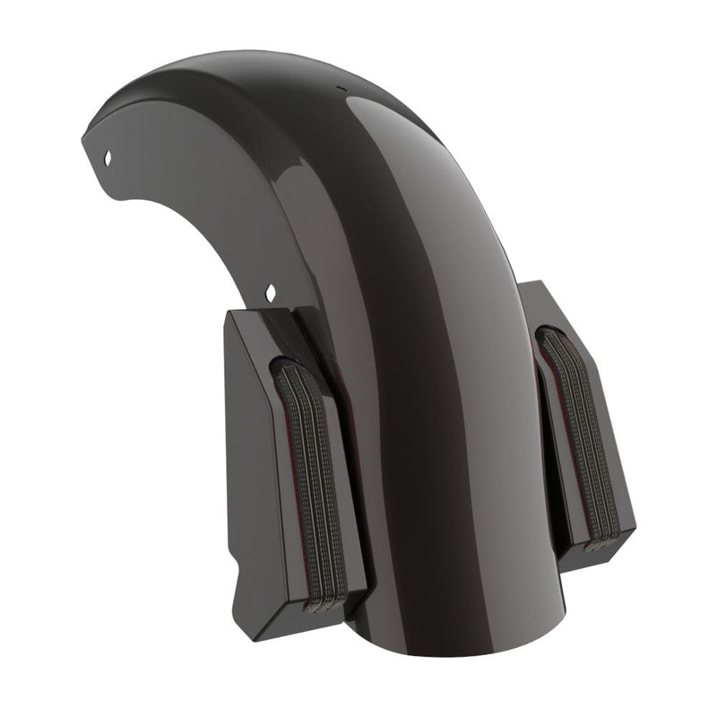 Advanblack Color Matched Holeshot 1.0 Chopped Rear Fender  for '09-'23 Harley Touring