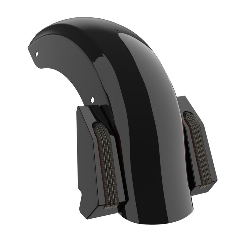 Advanblack Color Matched Holeshot 1.0 Chopped Rear Fender  for '09-'23 Harley Touring