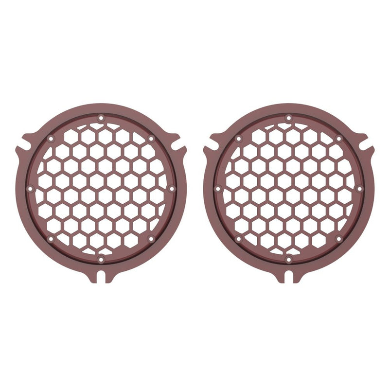 Advanblack HEX Speaker Grills Color Matched For 2014+ Electric Glide / Street Glide Inner Fairing
