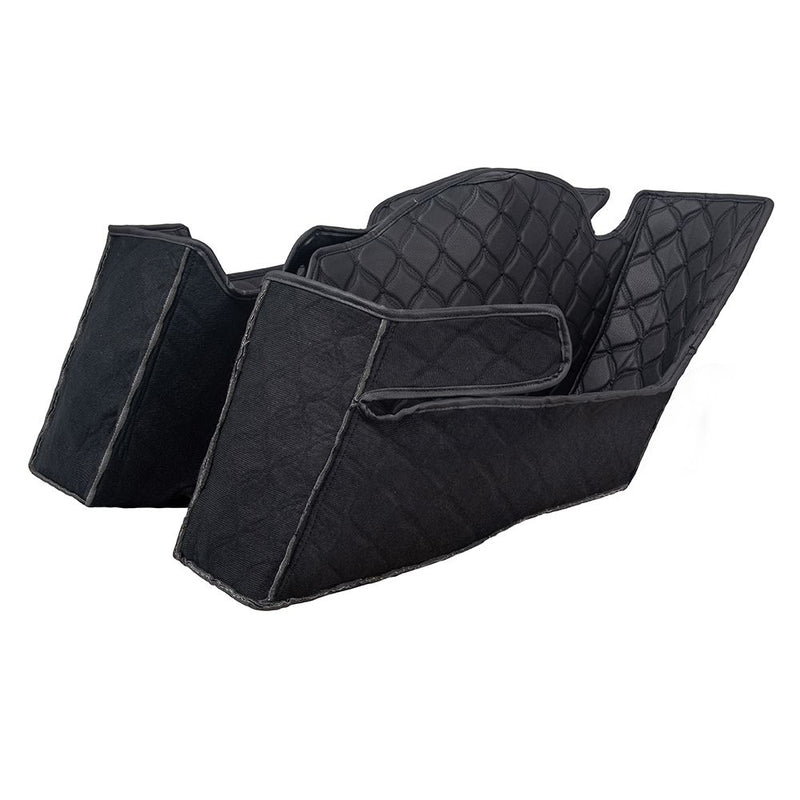 Advanblack Custom Stitching Liner Kit Fit for '93-'13 OEM Factory Stock Saddlebags Bottoms