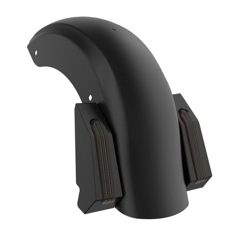 Advanblack Color Matched Holeshot 1.0 Chopped Rear Fender  for '09-'23 Harley Touring