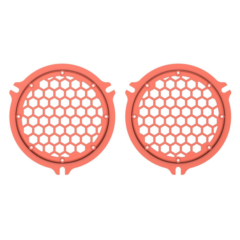 Advanblack HEX Speaker Grills Color Matched For 2014+ Electric Glide / Street Glide Inner Fairing