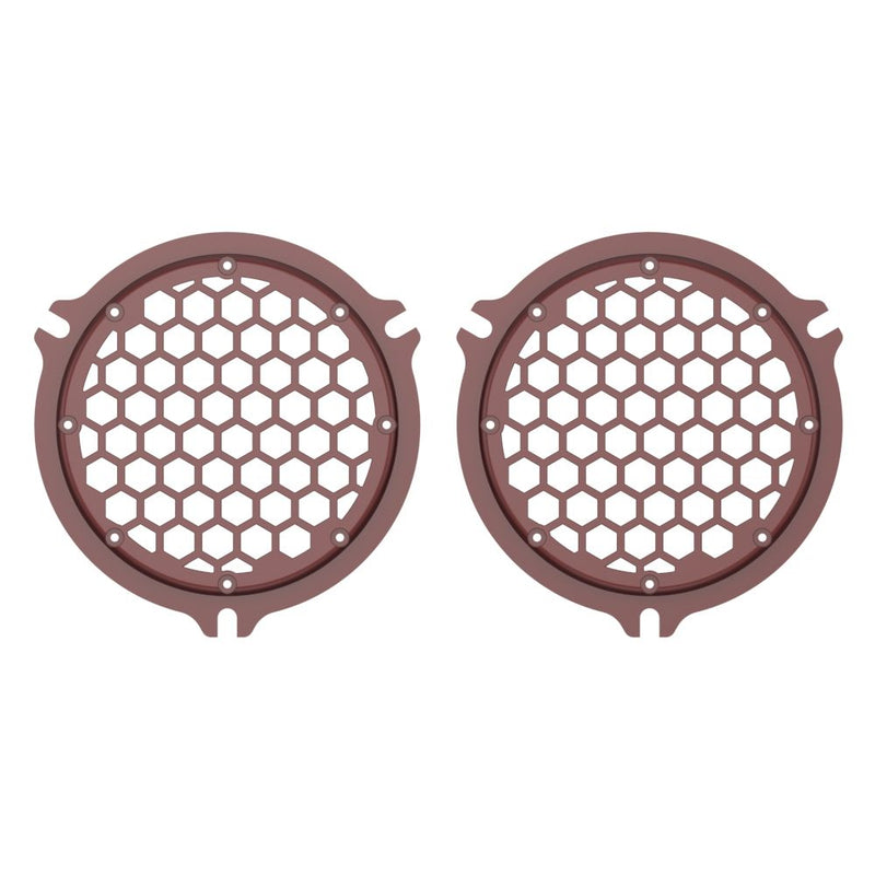 Advanblack HEX Speaker Grills Color Matched For 2014+ Electric Glide / Street Glide Inner Fairing