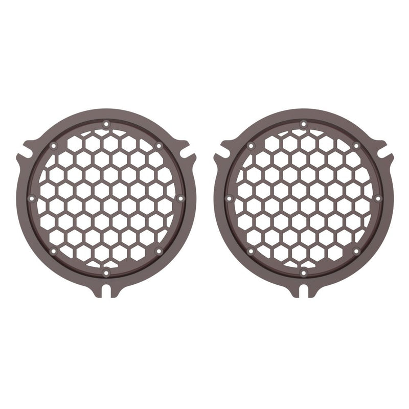 Advanblack HEX Speaker Grills Color Matched For 2014+ Electric Glide / Street Glide Inner Fairing