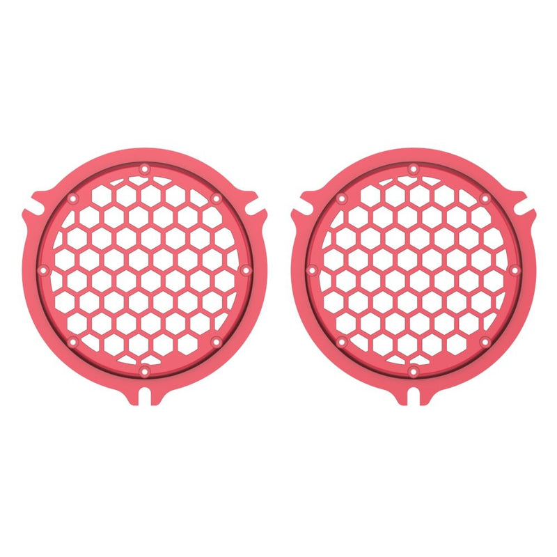Advanblack HEX Speaker Grills Color Matched For 2014+ Electric Glide / Street Glide Inner Fairing