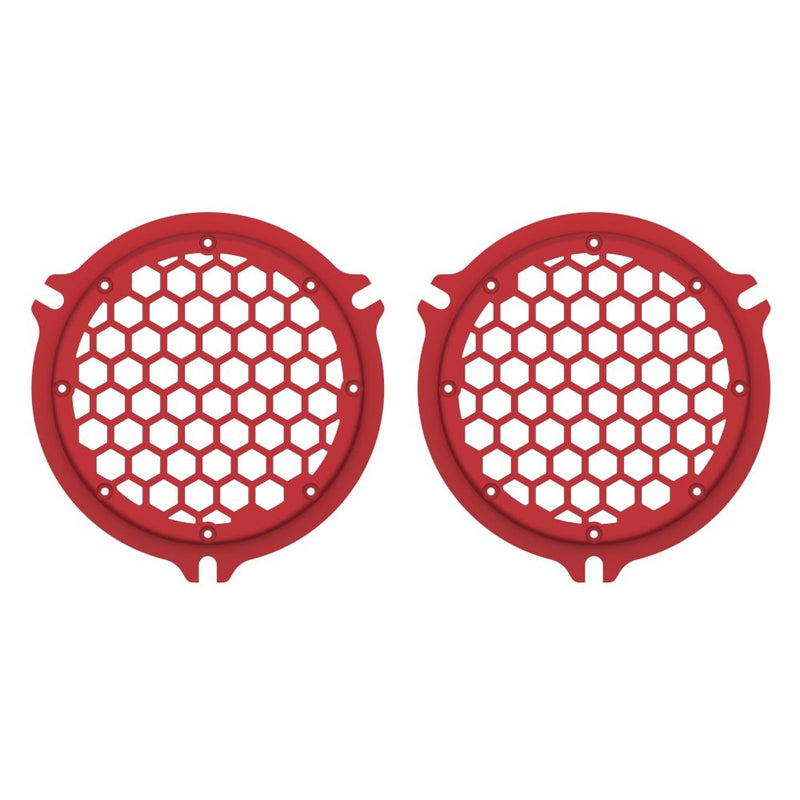 Advanblack HEX Speaker Grills Color Matched For 2014+ Electric Glide / Street Glide Inner Fairing