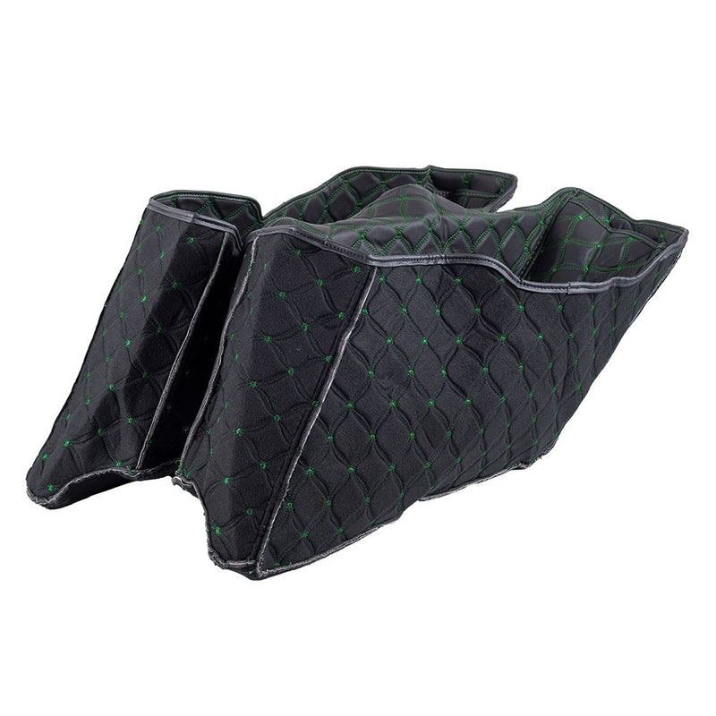 Advanblack Custom Stitching Liner Kit Fit for 2014+ OEM Tapered Stretched Saddlebag Bottoms