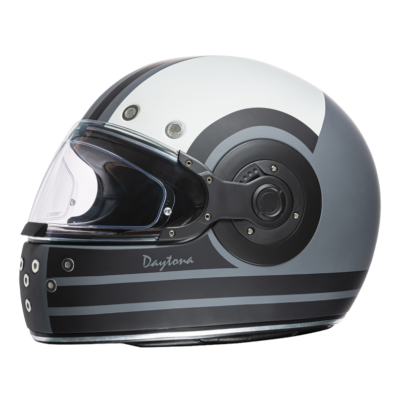 dot vintage style motorcycle helmets Retro Classic Helmet And ECE Approved Timeless Look orntli Capture the essence of the golden age of riding with the Daytona Retro Full Face Motorcycle Helmet in a sleek Dull Black finish Daytona Retro Full Face Motorcycle