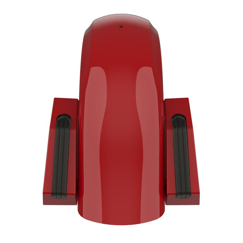 Advanblack Color Matched Holeshot 1.0 Chopped Rear Fender  for '09-'23 Harley Touring