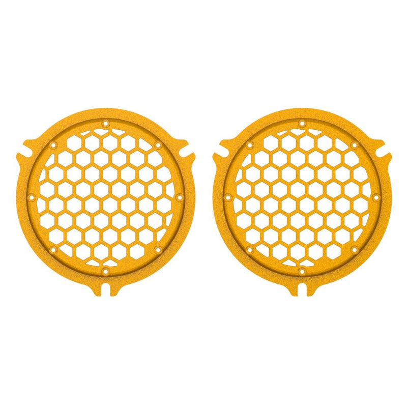 Advanblack HEX Speaker Grills Color Matched For 2014+ Electric Glide / Street Glide Inner Fairing