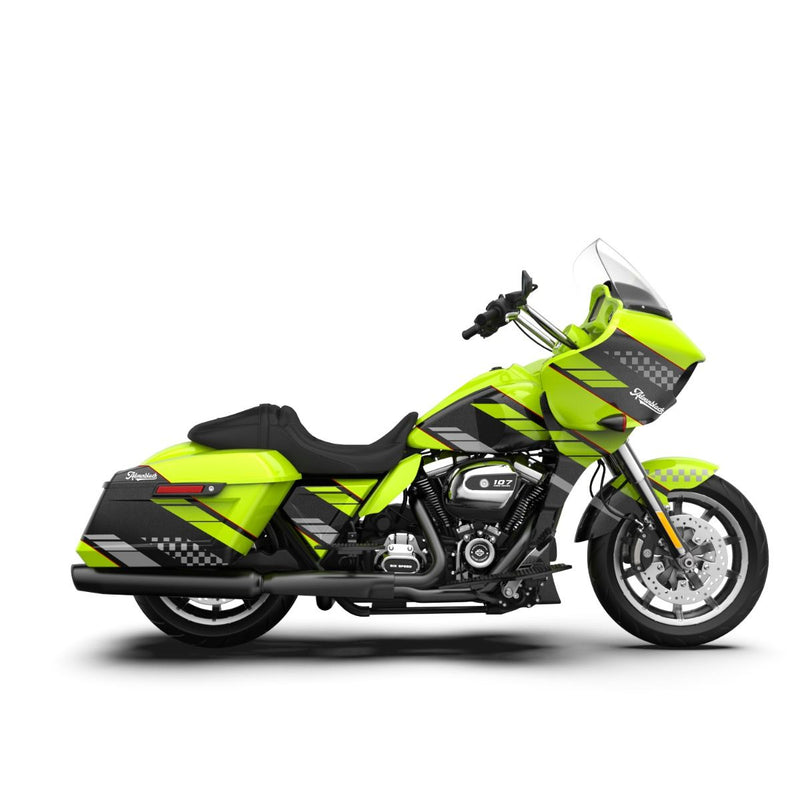 Advanblack Raging Pulse Holeshot FULL BODY COLOR SWAP BUNDLE FOR '14-'23 HARLEY Touring