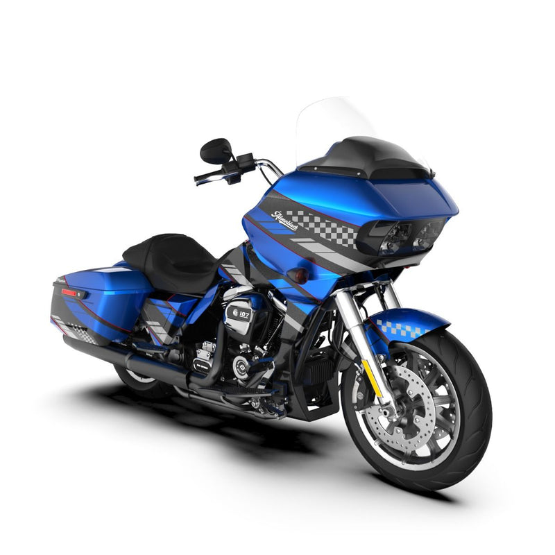 Advanblack Raging Pulse Holeshot FULL BODY COLOR SWAP BUNDLE FOR '14-'23 HARLEY Touring