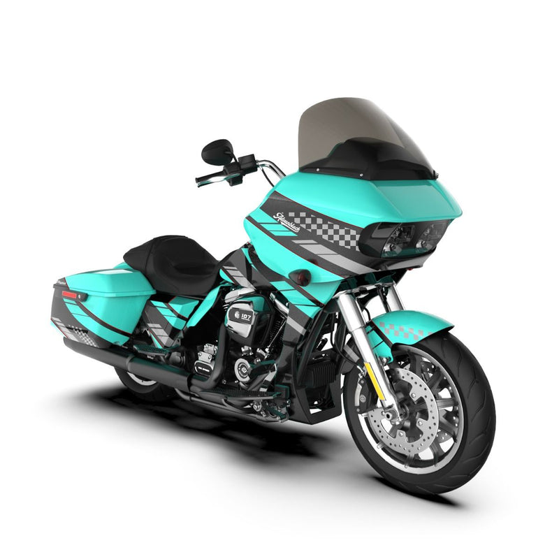 Advanblack Raging Pulse Holeshot FULL BODY COLOR SWAP BUNDLE FOR '14-'23 HARLEY Touring