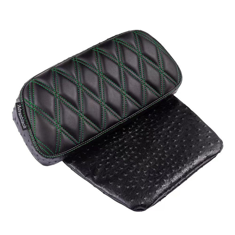 Advanblack Raptor Small Backrest Pad with Custom Stitching for Harley Touring