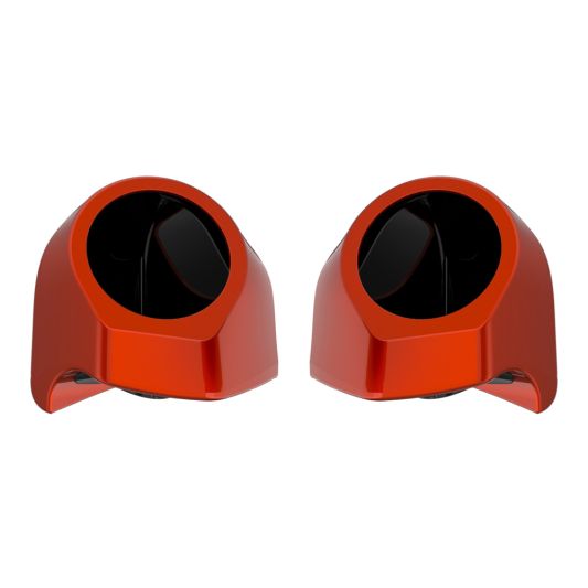ADVANBLACK 6.5 Inch Speaker Pods for Advanblack & Harley King Tour Pack - Whiskey Fire