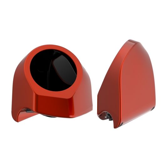 ADVANBLACK 6.5 Inch Speaker Pods for Advanblack & Harley King Tour Pack - Whiskey Fire