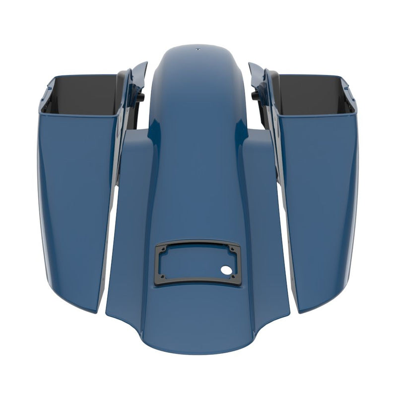 Advanblack Color Matched Bagger Boss Down and Out Bagger Kit For 2009-2023 Harley Touring